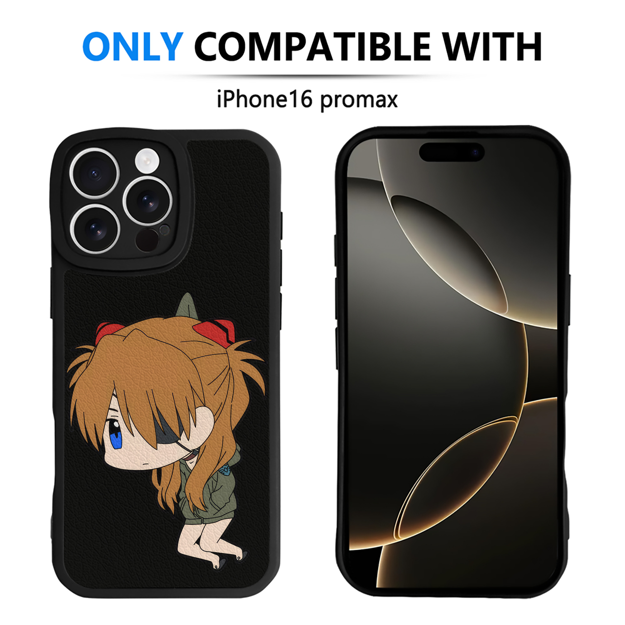（画像用） EVA 新世紀エヴァンゲリオン 【iPhone 16シリーズ対応】シリコンスマホケース（レザー調） 材質：シリコン